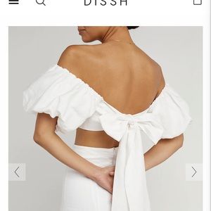 NWT Dissh cropped top. Size 8 US